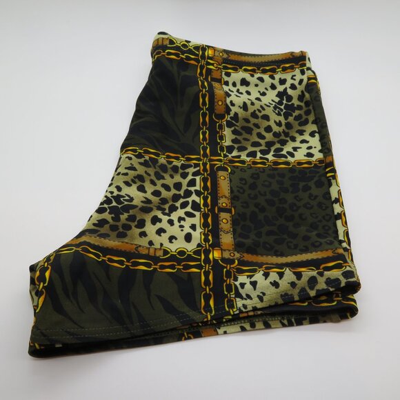 Boys Small Brown Swim Trunk Shorts Leopard Sun Pool Beach Lounge Sample New - Picture 11 of 12